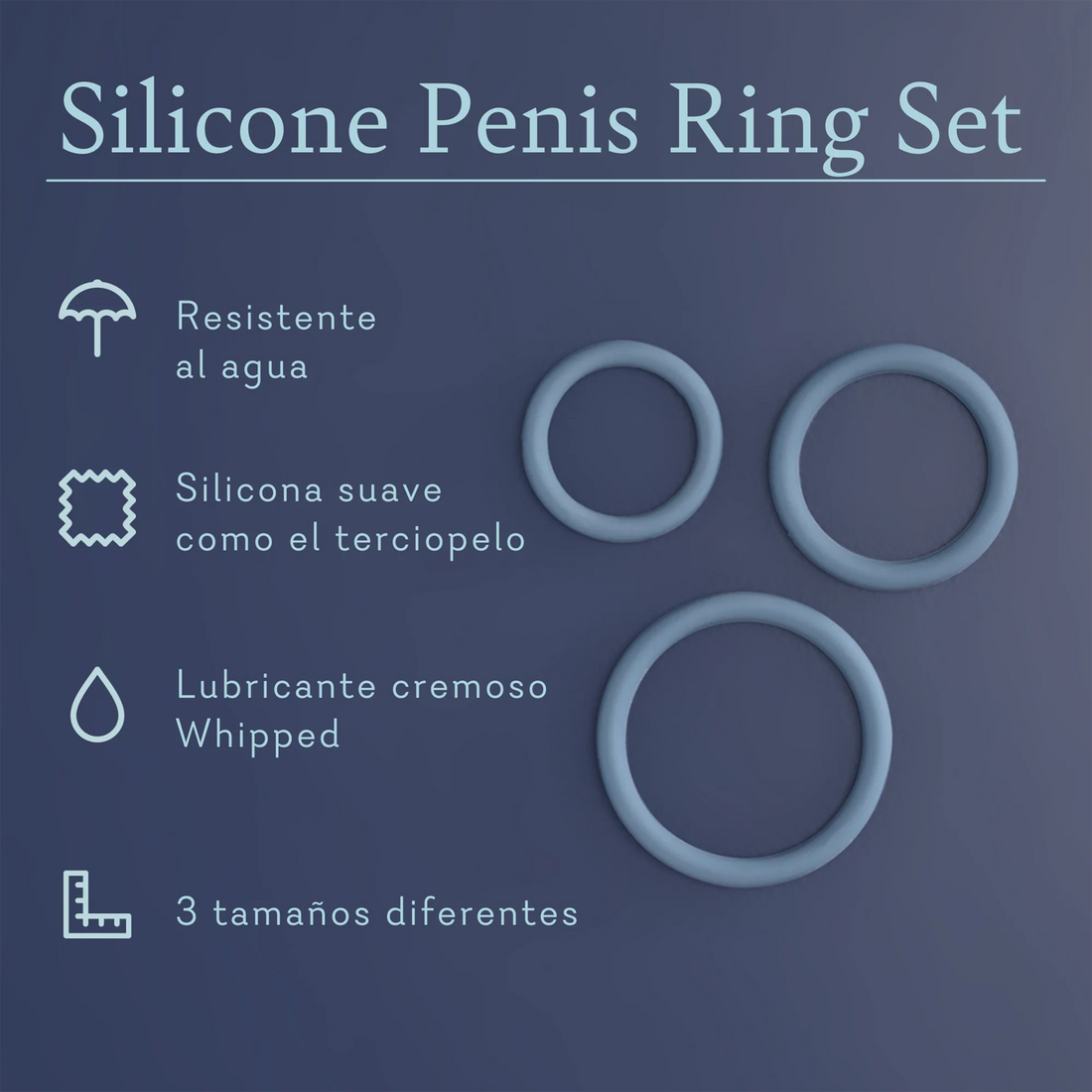 Silicone Penis Ring Set