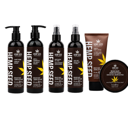 Hemp Seed Bath & Body Set.