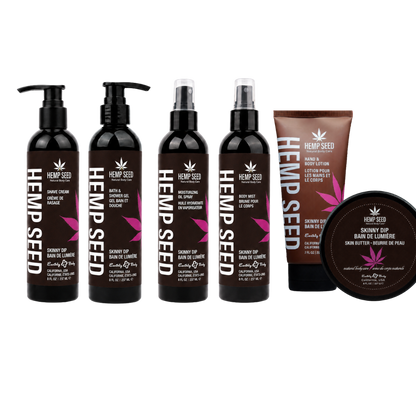 Hemp Seed Bath & Body Set.