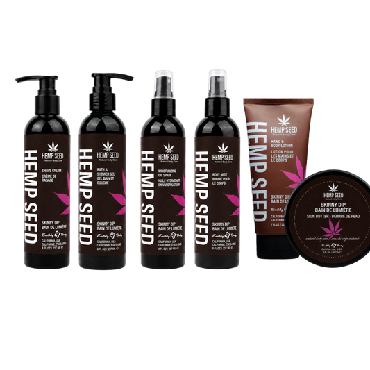 Hemp Seed Bath & Body Set.