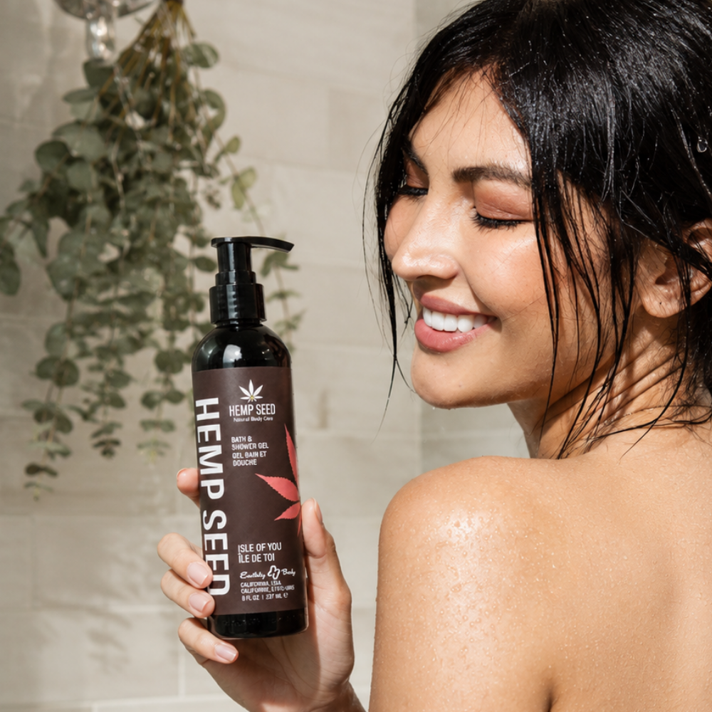 Hemp Seed Bath & Body Set.