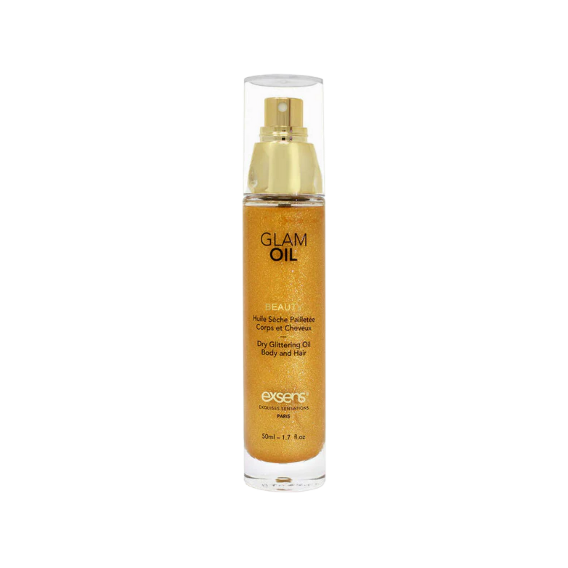 Glam Oil with Glitter.
