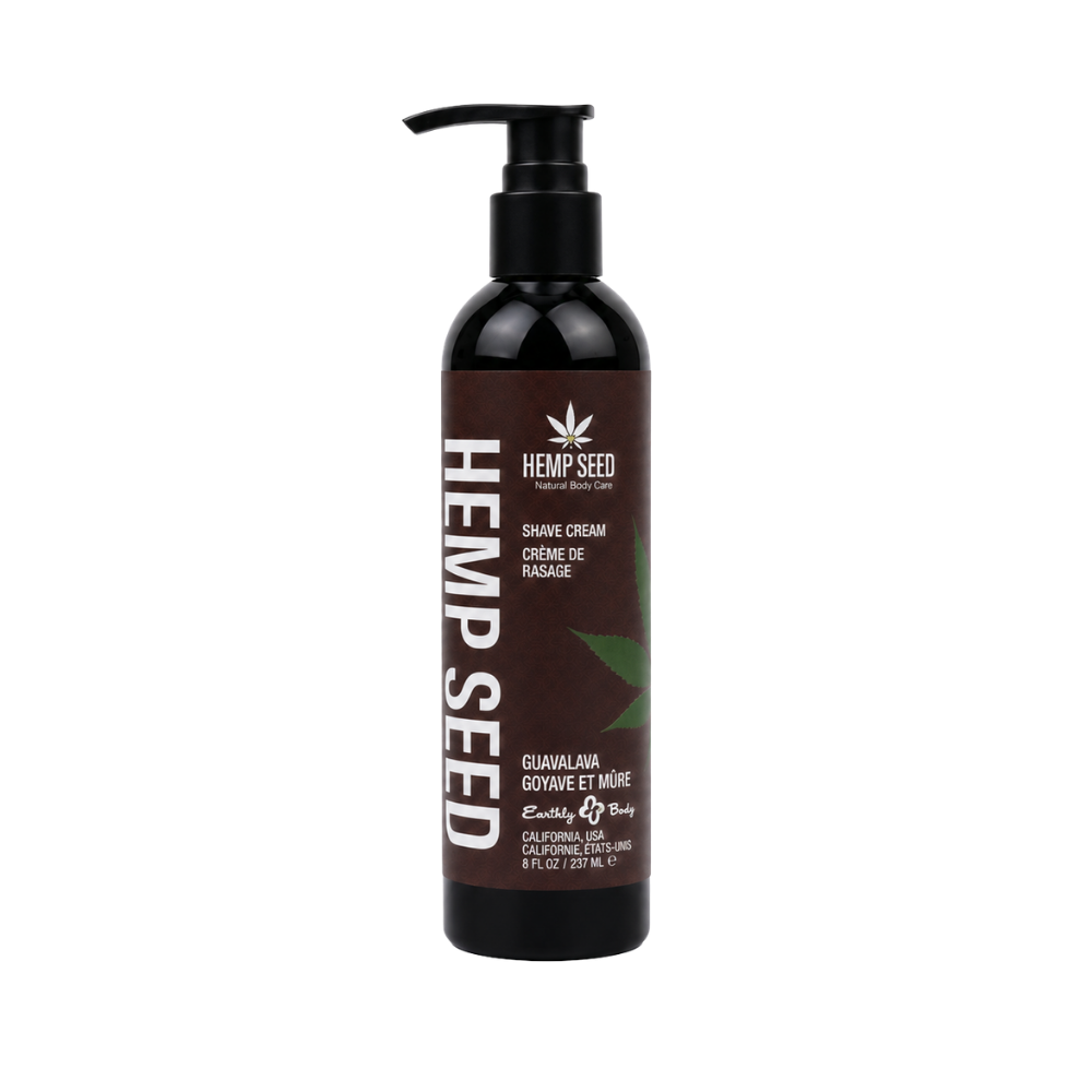 Hemp Seed Shave Cream.