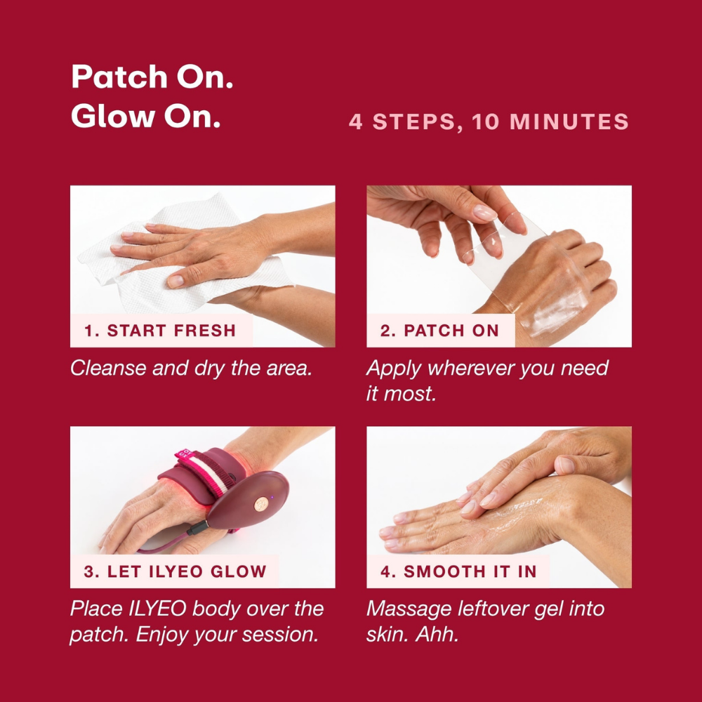 ILYEO recovery Cooling Hydrogel Patches.