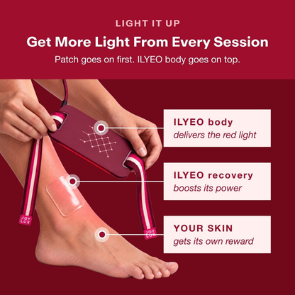 ILYEO recovery Cooling Hydrogel Patches.