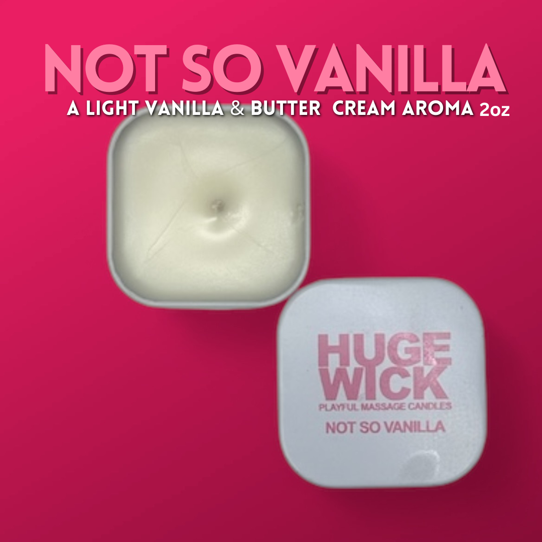 Not So Vanilla -Massage Candle - 2oz.