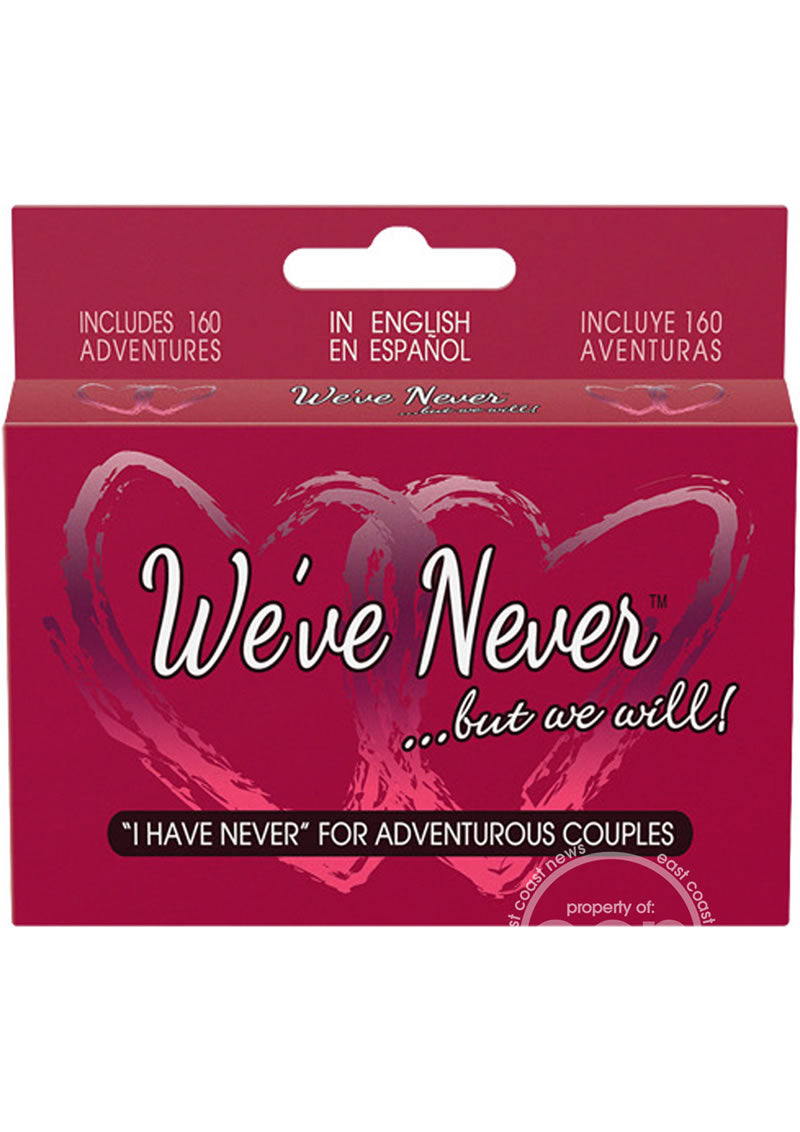 We've Never ...But We Will - Couples Card Game.