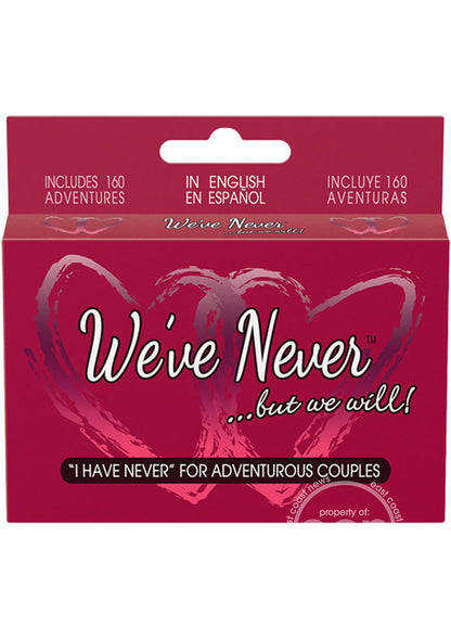 We've Never ...But We Will - Couples Card Game.