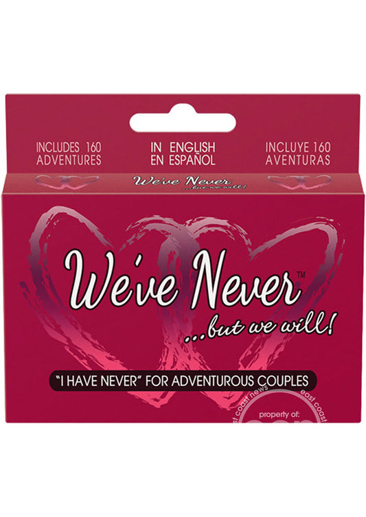 We've Never ...But We Will - Couples Card Game.