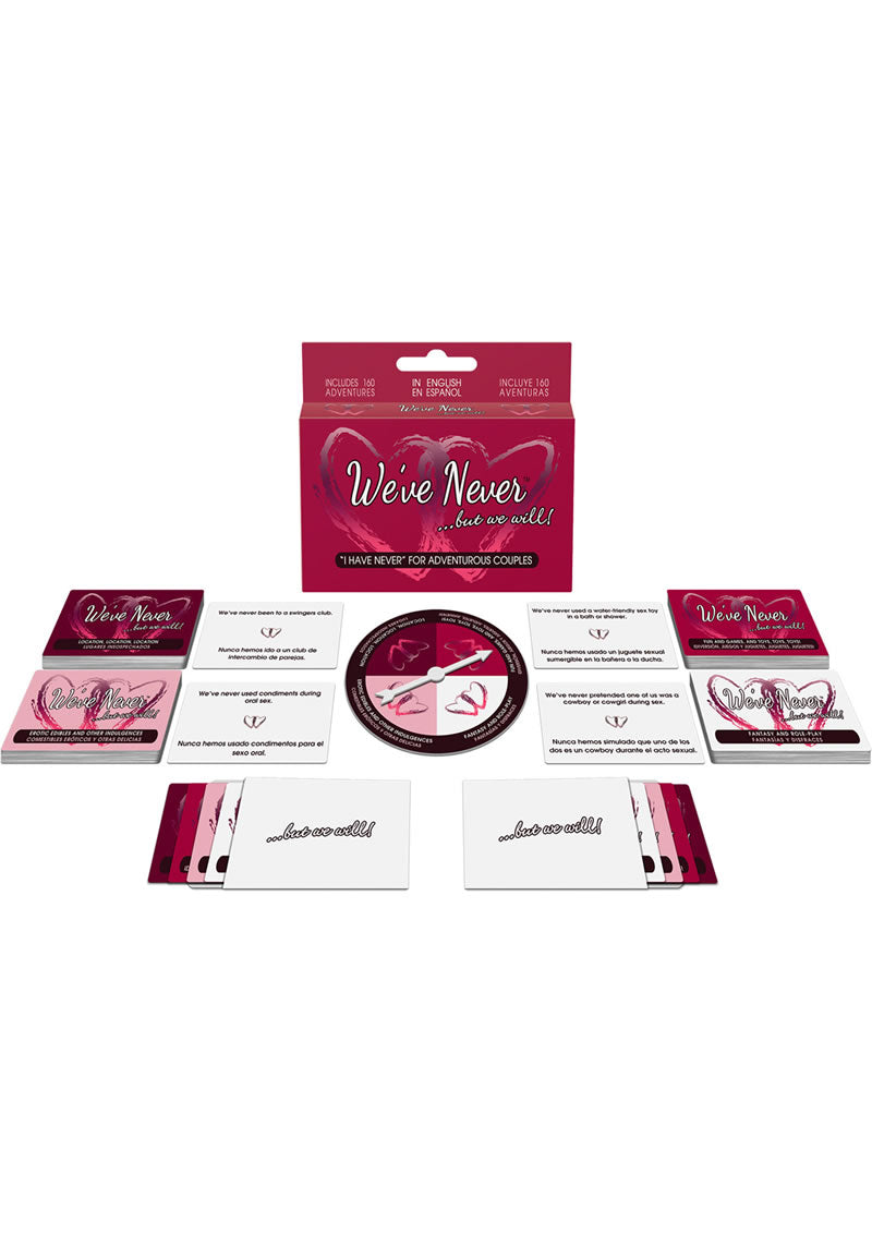 We've Never ...But We Will - Couples Card Game.