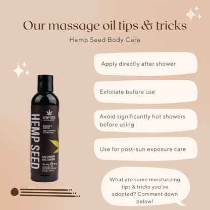 Hemp Seed Massage & Body Oil.