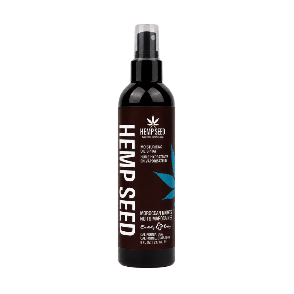 Hemp Seed Moisturizing Body Oil.