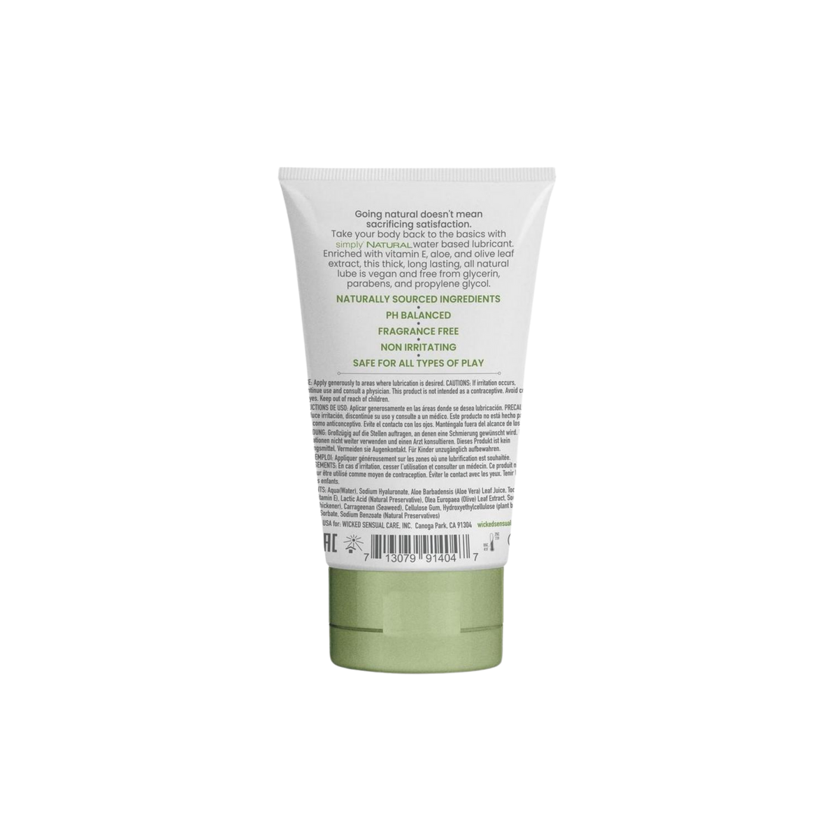 Simply Natural Aloe Vera Lubricant.