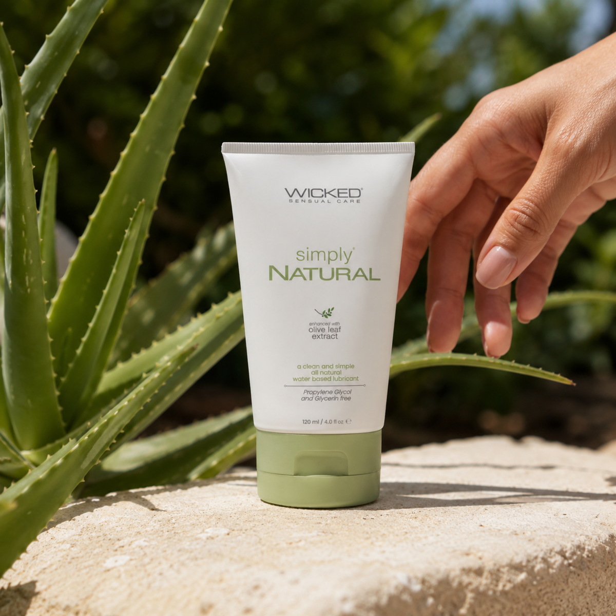 Simply Natural Aloe Vera Lubricant.