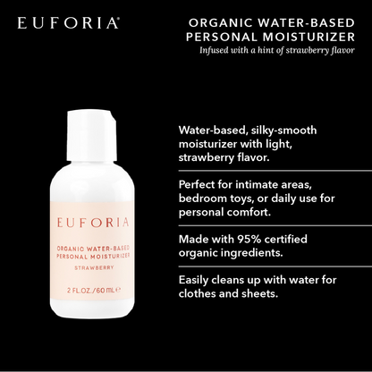 Water Based Personal Moisturizer - Organic Strawberry